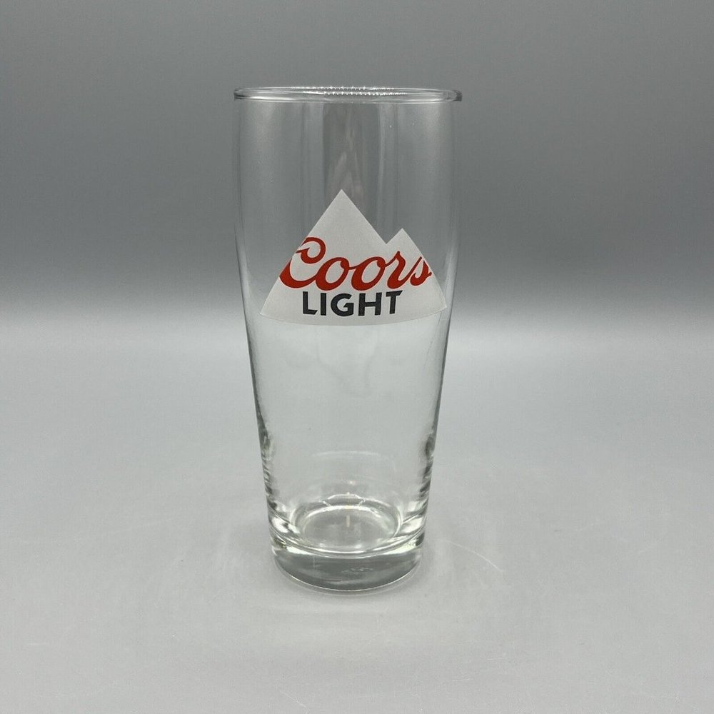 Coors Light 16 oz Pilsner Pint Glass 6.5" Tall Golden, Colorado